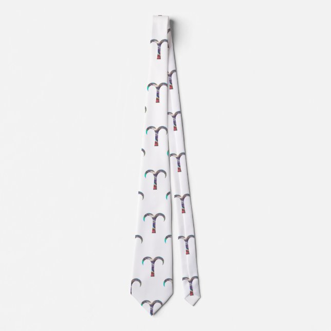 hologramme masculin homme necktie cravate (Devant)