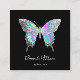 Holograph Quadratische Visitenkarte