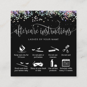 Holographe carte de postprise en charge Eclash ext