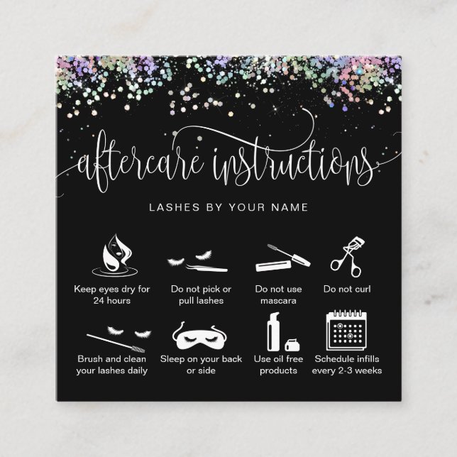 Holographe carte de postprise en charge Eclash ext (Devant)