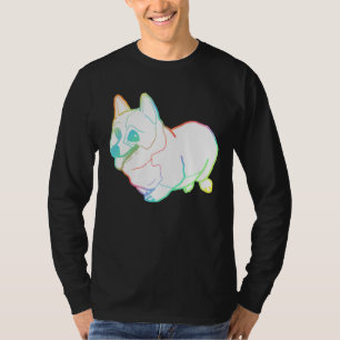 Holographic Fat Corgi Magnet T-Shirt