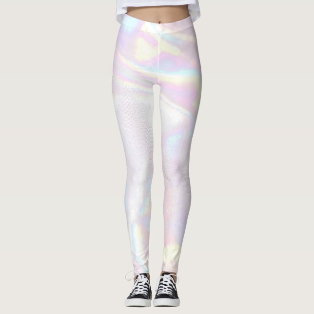 Holographic Glam Glitter Leggings (Vorderseite)