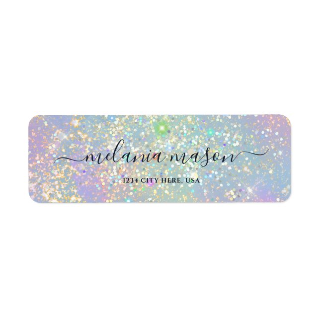 Holographic Glam Glitzer Elegante Glitzern (Vorne)