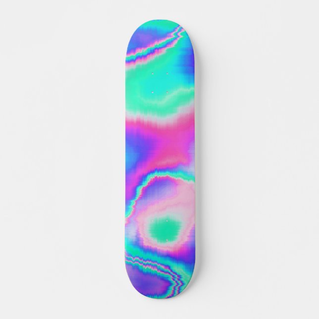 Holographic Glitch Skateboard (Vorne)