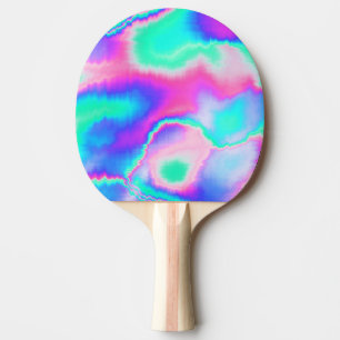 Holographic Glitch Tischtennis Schläger
