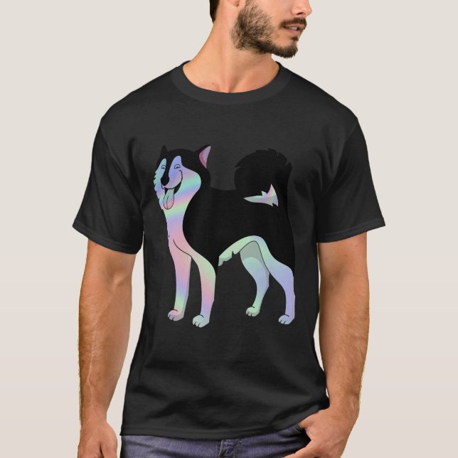 Holographic Husky T-Shirt (Vorderseite)
