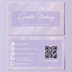 Holographic Microblading Profi Visitenkarte