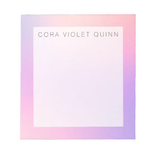 Holographic Ombre Notepad Notizblock
