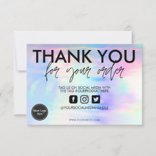Holographic Pastel Vielen Dank, Media Insert