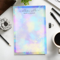 Holographic Sparkle Opal Iridescent Business