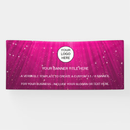Holographic Sparkle Opal Iridescent-Geschäftszeich Banner