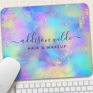 Holographic Sparkle Opal Iridescent Mousepad