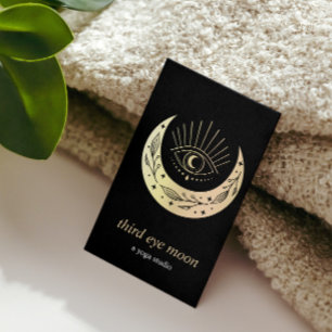 Holographic Third EYE Moon Yoga Spiritual Coach Visitenkarte