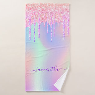 Holographie licorne arc-en-ciel parties scintillan