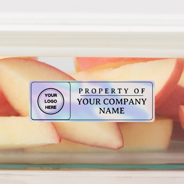 Holographique Ajouter Logo Propriété De Étiquette (Apposé)