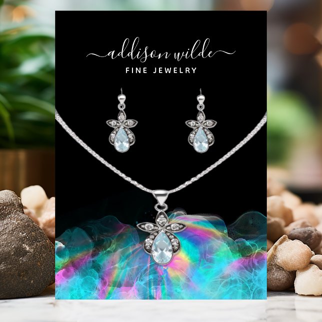 Holographische Alkoholtinte in der Fußleiste Visitenkarte (Von Creator hochgeladen)