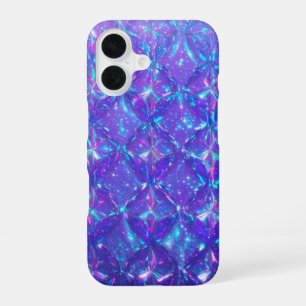 Holographische Galaxie Jewel iPhone 16 Hülle