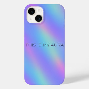 Holographische Gradient ästhetische iPhone Case