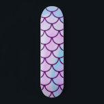 Holographische Iridescent Mermaid Scales Girly Pin Skateboard<br><div class="desc">Dieses coole Skateboard wäre ein wunderbares Geschenk für Meerjungfrau!</div>