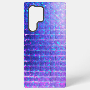 Holographische Lila Prismentextur Samsung Galaxy Hülle