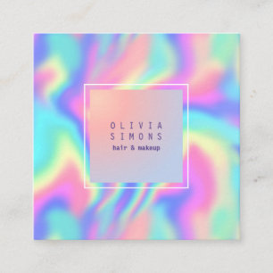 Holographische Minimalistische Visitenkarte