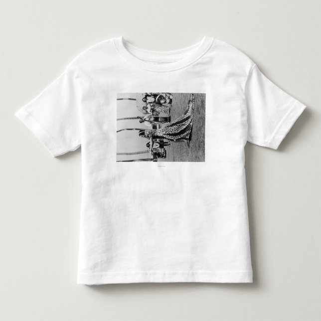 Holoku Hula Tänzer mit Band PhotographHawaii Kleinkind T-shirt (Vorderseite)