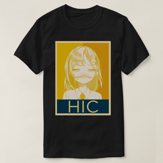 Hololive Amelia Watson Hic T-Shirt (Design vorne)