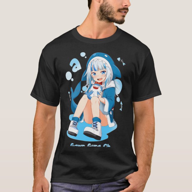 Hololiven En - Gawr Gura Ch T-Shirt (Vorderseite)