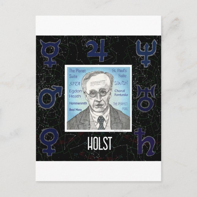 Holst Postkarte (Vorderseite)