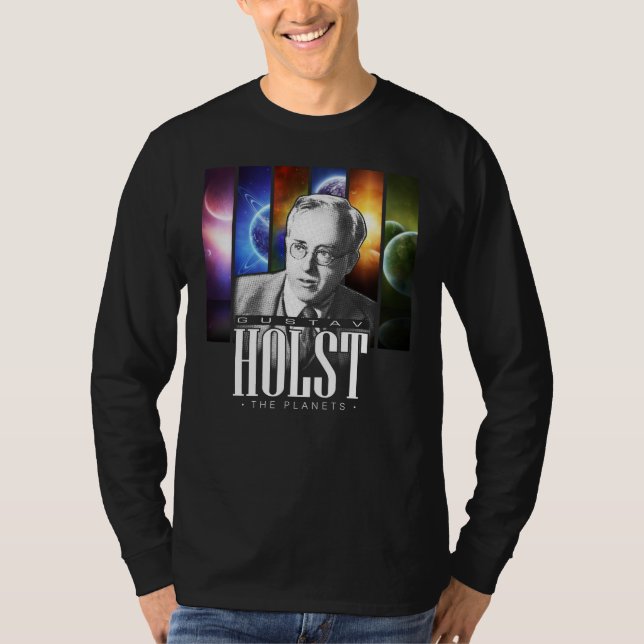 Holst T-Shirt, Gustav Holst, die Planeten T-Shirt (Vorderseite)