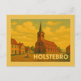 Holstebro Denmark Giacometti Postkarte