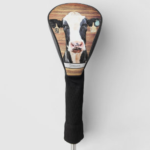 Holstein Cow Dairy Farm Tier Niedlicher Bauer Golf Headcover