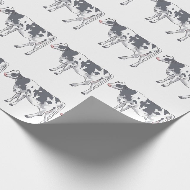 Holstein Cow Geschenkpapier (Ecke)