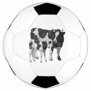 Holstein Cow & Niedlich Calf Fußball