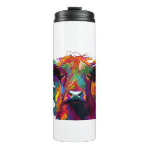 Holstein Friesian Cow - Niedliche Kuh - Geschenk f Thermosbecher