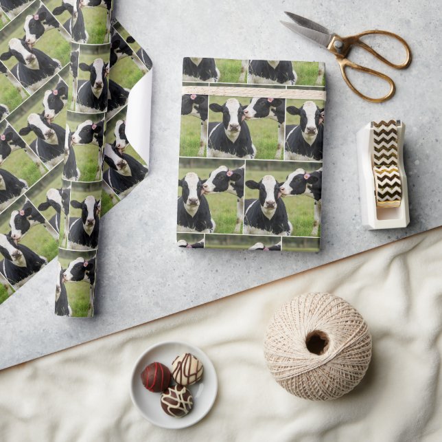 Holstein-Kuh-Kuss Geschenkpapier (Kunsthandwerk)