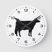 Holstein Kuh Silhouette Schwarz/Weiß