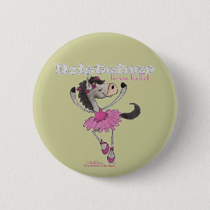 Holsteiner Horse Ballet Button
