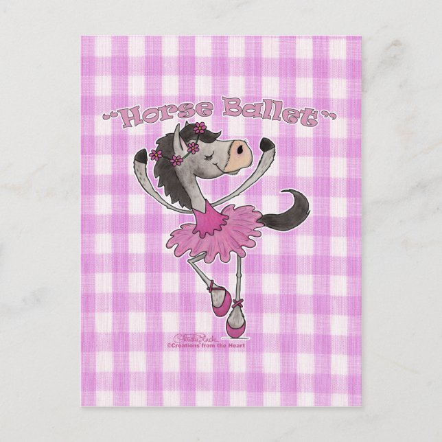 Holsteiner Horse Ballet Postkarte (Vorderseite)