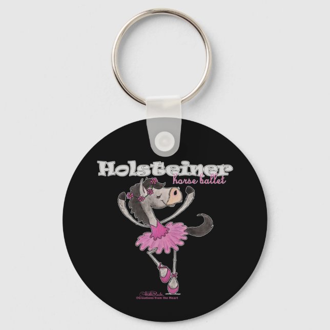 Holsteiner Horse Ballet Schlüsselanhänger (Vorderseite)