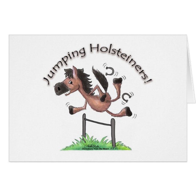 Holsteiners springen! (Vorderseite (Horizontal))