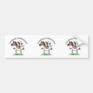 Holsteiners springen! autoaufkleber