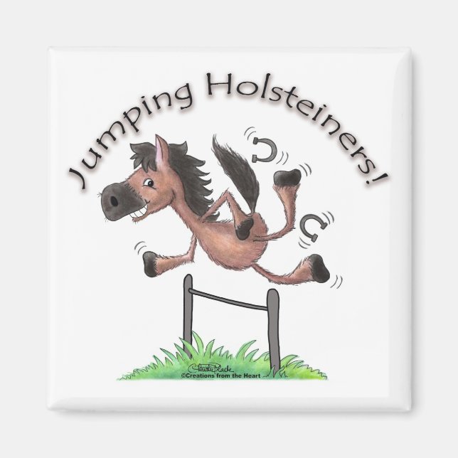 Holsteiners springen! magnet (Vorne)