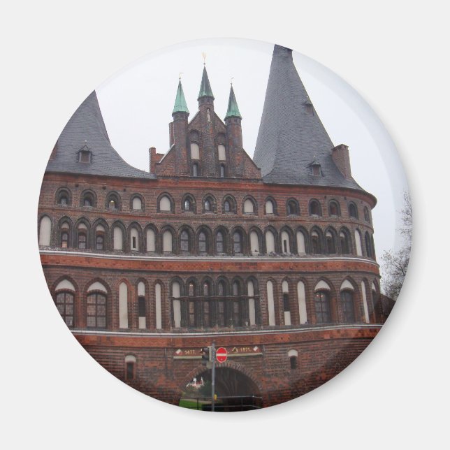 Holsten Gate - Lubeck Deutschland Magnet (Vorne)
