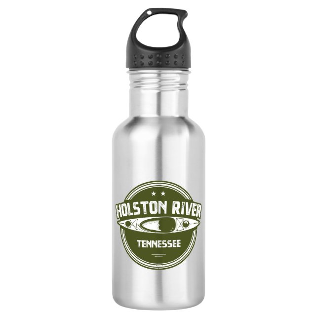 Holston River Tennessee Kayaking Edelstahlflasche (Vorderseite)