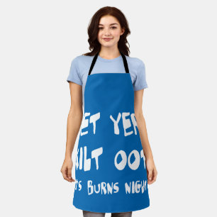 Holt euren Kilt heraus, es ist Burns-Nacht schotti Schürze