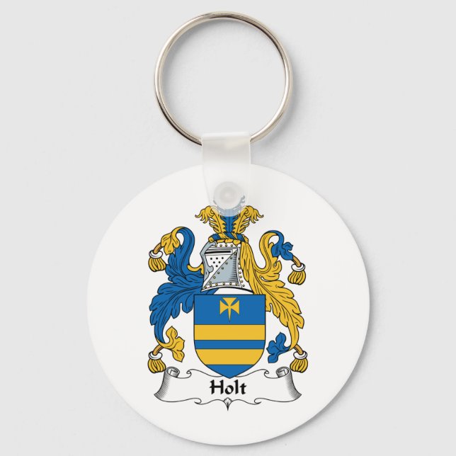 Holt Familienwappen Schlüsselanhänger (Vorderseite)