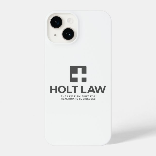 Holt Law Phone Case (grau) iPhone 14 Hülle (Rückseite)