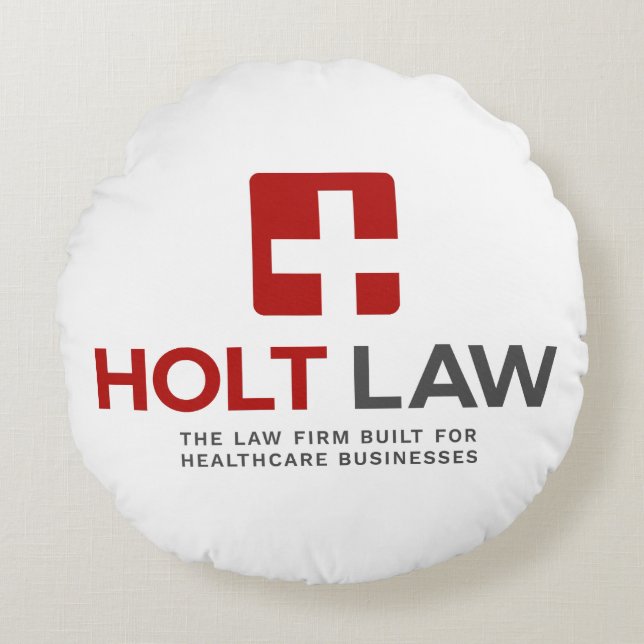 Holt Law Round Pillow Rundes Kissen (Vorderseite)