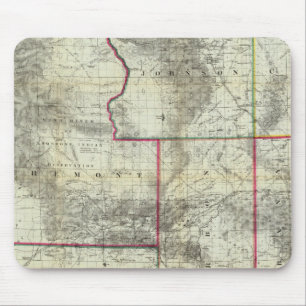 Holt's neue Karte, Wyoming Mousepad